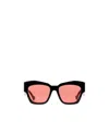 Gucci Womens Black Gc002123 Gg1422s Cat-eye-frame Acetate Sunglasses In Pink