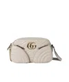 Gucci Gg Marmont Leather Shoulder Bag In Nude