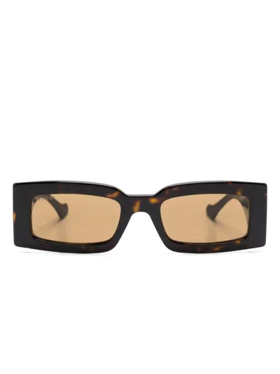 Gucci Brown Rectangular Ladies Sunglasses Gg1425s 002 53