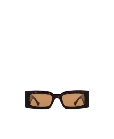 GUCCI GUCCI EYEWEAR RECTANGULAR FRAME SUNGLASSES