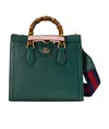 Gucci Diana Mini Leather Tote Bag In Green