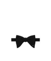 Gucci Logo-plaque Silk Bow Tie In Black