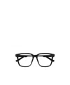 Gucci Logo-plaque Square-frame Glasses In Black