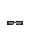 Gucci Rectangular Sunglasses In Black