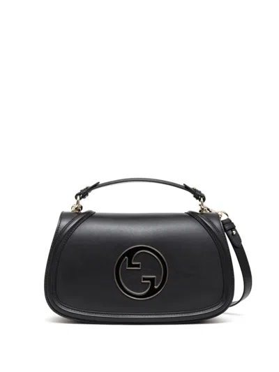 Gucci Logo-plaque Tote Bag In Black