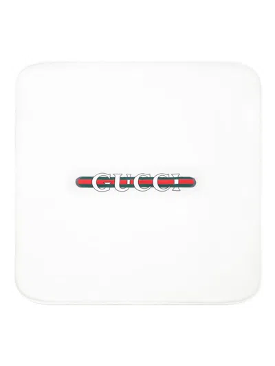 Gucci Logo-print Blanket In White