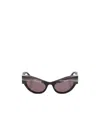 Gucci Logo-print Cat Eye-frame Sunglasses In Pink