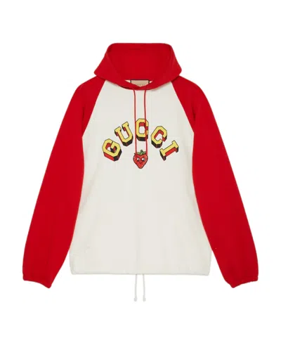 GUCCI GUCCI JERSEY HOODED SWEATSHIRT