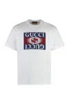 GUCCI GUCCI LOGO PRINT COTTON T-SHIRT