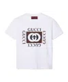 Gucci Interlocking G Printed Cotton T-shirt In White
