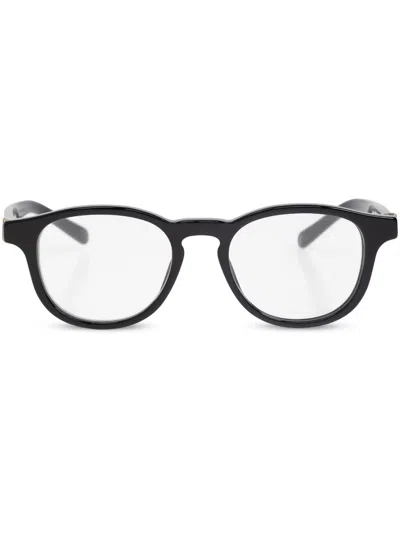 Gucci Logo-print Glasses In Black