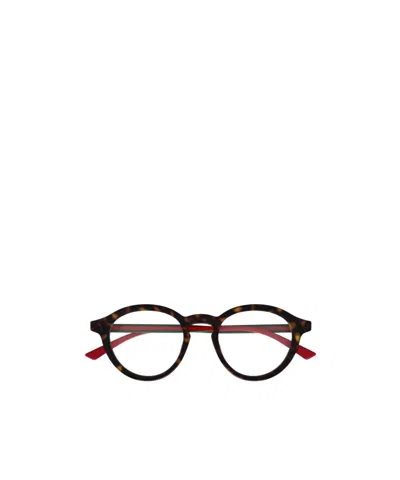 GUCCI GUCCI EYEWEAR ROUND FRAME GLASSES