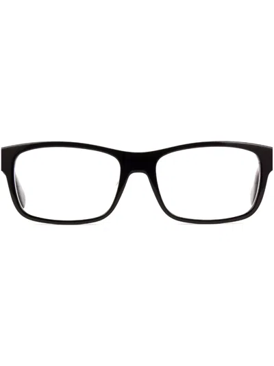 Gucci Logo-print Glasses In Black