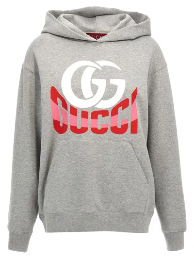 GUCCI LOGO PRINT HOODIE