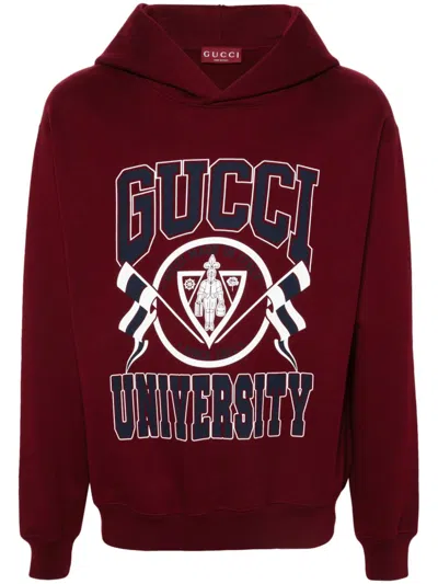 GUCCI LOGO-PRINT HOODIE