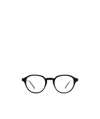 Gucci Logo-print Round-frame Glasses In Black
