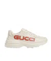 Gucci Rhyton Sneakers In White