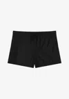 Gucci Technical Poplin Swim Shorts In Black