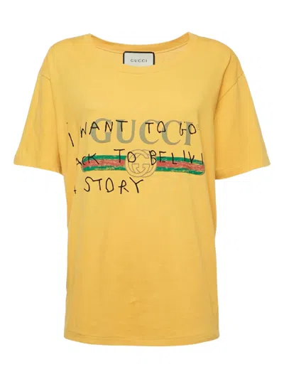 Pre-owned Gucci Logo-print T-shirt