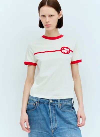 Gucci Cotton Jersey Printed T-shirt In White