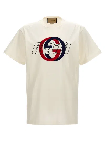 Gucci Logo Print T-shirt In White