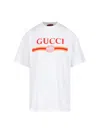 Gucci Womens Sunlight Mix Brand-print Relaxed-fit Cotton-jersey T-shirt In White