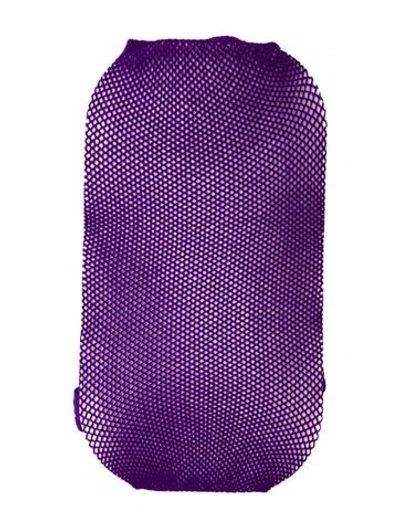 Pre-owned Gucci Logo Print Tights W/tags In Purple