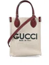 Gucci Logo-print Tote Bag In Neutrals