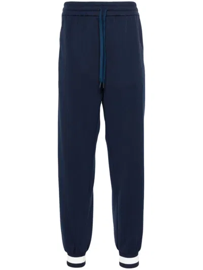 Gucci Logo-print Track Pants In 蓝色