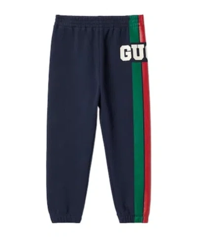 Gucci Kids Trousers Blue