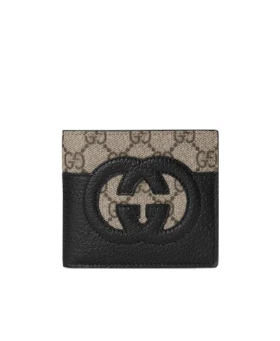 Gucci Logo-print Wallet In Black