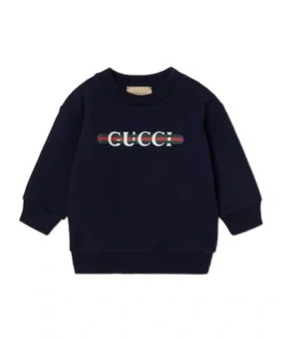Gucci Logo Printed Hoodie In Black