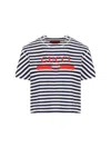 Gucci Printed Striped Cotton Jersey T-shirt
