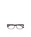 Gucci Logo Rectangular Frame Flat Mirror In Burgundy
