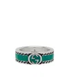 Gucci Interlocking G Band Ring In Multi