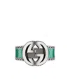 Gucci Silver Ring In White