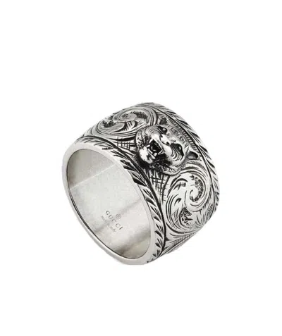 Gucci Logo Ring In White
