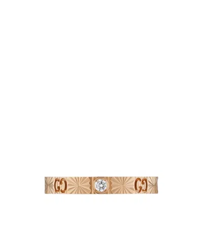 Gucci Logo Ring In Yellow
