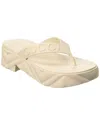Gucci Logo Rubber Platform Sandal