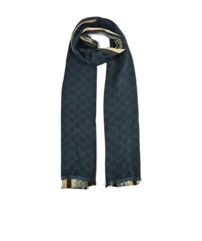 Gucci Logo Scarf In Black