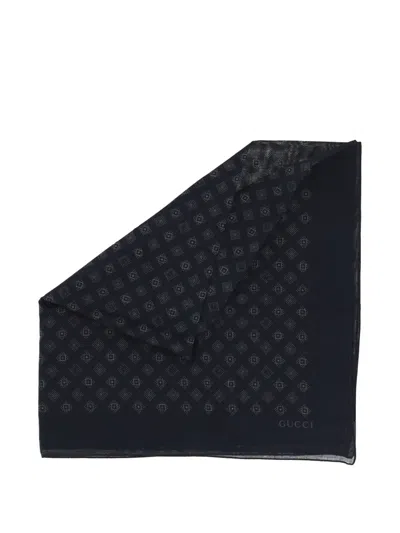 Gucci Logo Scave In Blue