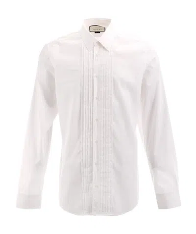 Gucci Logo Shirt In White