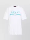 Gucci Logo Short Sleeve Crew Neck T-shirt In White