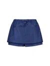 Gucci Logo Shorts In Blue