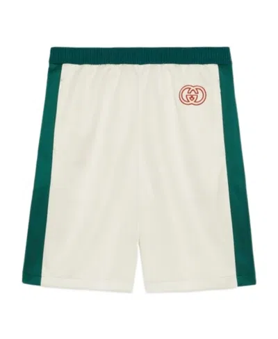 Gucci Logo Shorts In White
