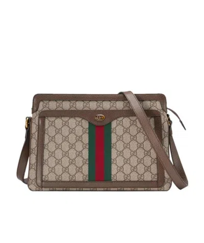 Gucci Logo Shoulder Bag In Multicolor