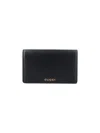 Gucci Logo Shoulder Strap Wallet In Black
