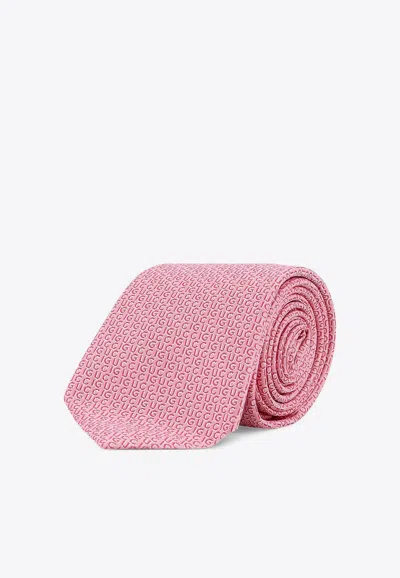 Gucci Logo Silk Jacquard Tie