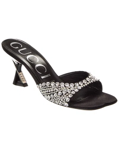 Gucci Logo Silk Sandal