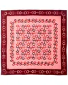 Gucci Pattern Silk Scarf In Pink